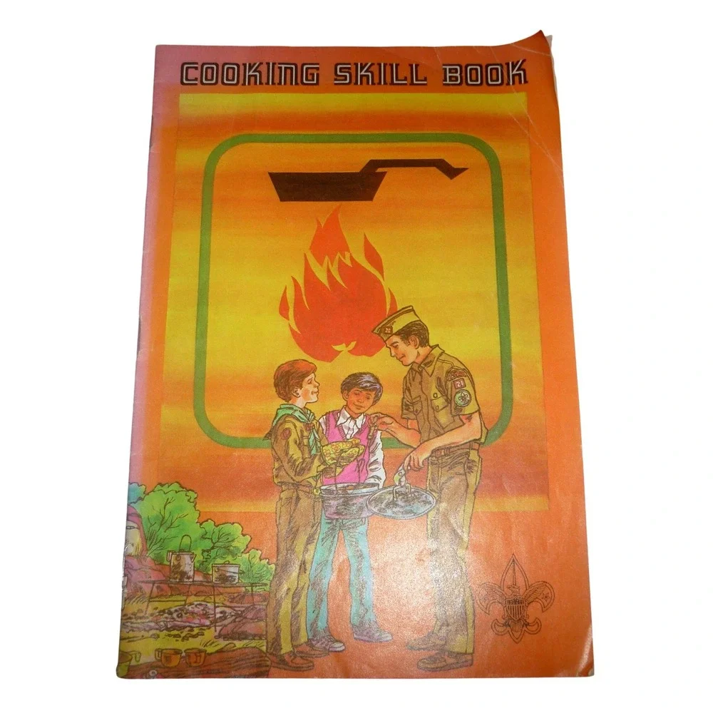 Vintage 1975 Boy Scouts‎ of America Cooking Skill Book BSA Manual 32 Pages